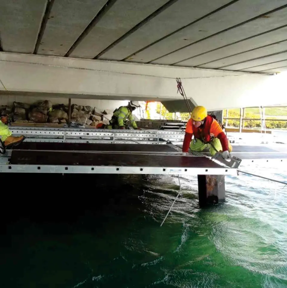 Under-deck access for maintenance