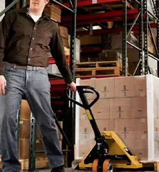Material handling in warehouse