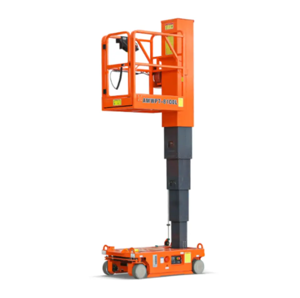 Self Propelled Mast Boom Vertical Lift - Wheel