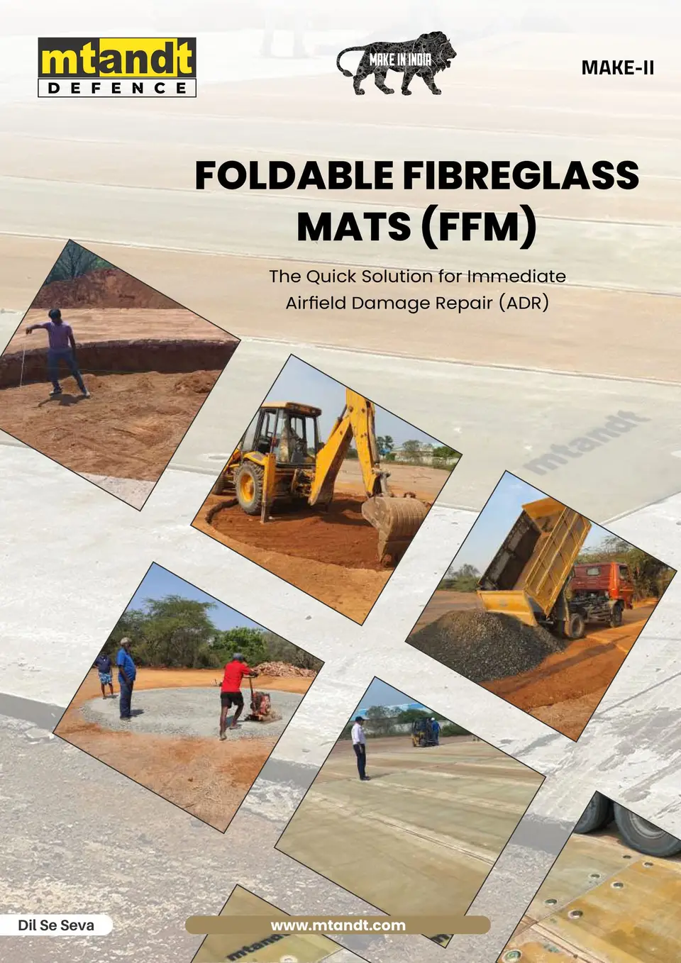 Foldable Fibreglass Mats by Mtandt Defence